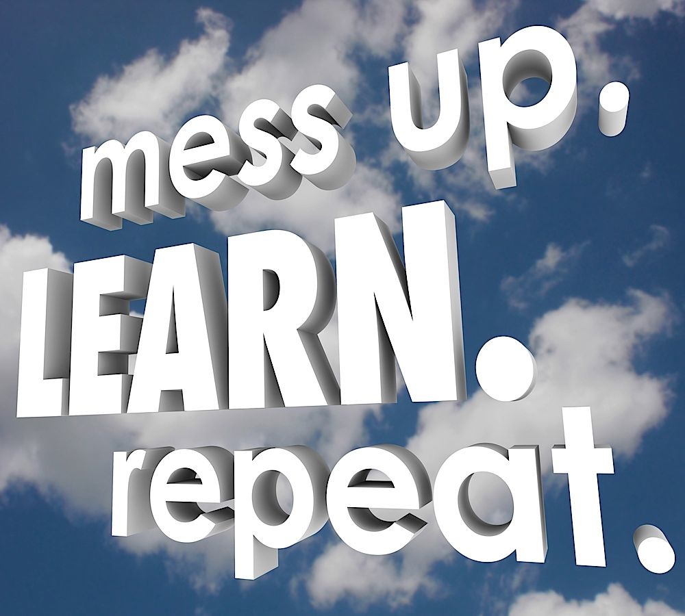learn from mistakes